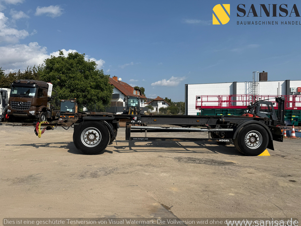 KÖGEL AW18/Wechselfahrgestell/BDF/Pneumatik - Fahrgestell Anhänger: das Bild 2 KÖGEL AW18/Wechselfahrgestell/BDF/Pneumatik - Fahrgestell Anhänger: das Bild 2