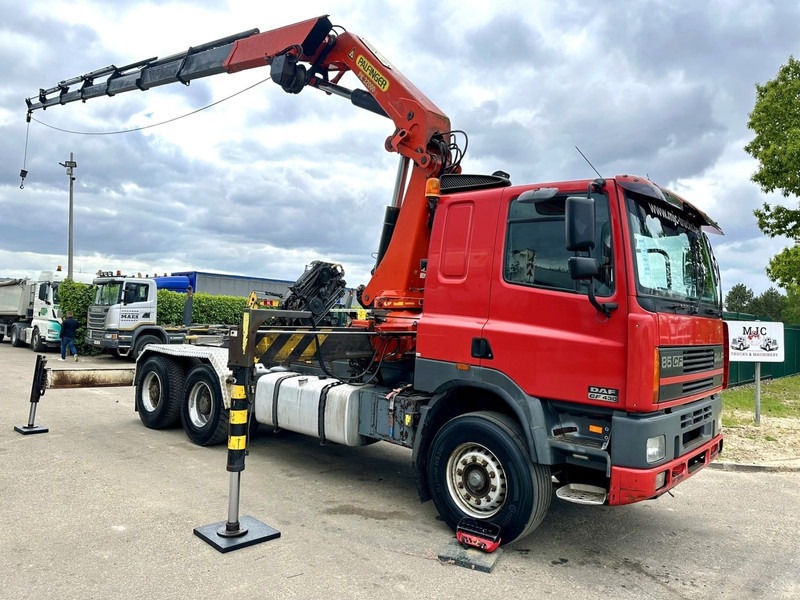 DAF 85 CF 430 6x4 CRANE PK 32.000 F (7x) + WINCH - EURO 2 - MANUAL ZF - HUB REDUCTION / STEEL SPRING - BE TRUCK - Autokran: das Bild 1 DAF 85 CF 430 6x4 CRANE PK 32.000 F (7x) + WINCH - EURO 2 - MANUAL ZF - HUB REDUCTION / STEEL SPRING - BE TRUCK - Autokran: das Bild 1