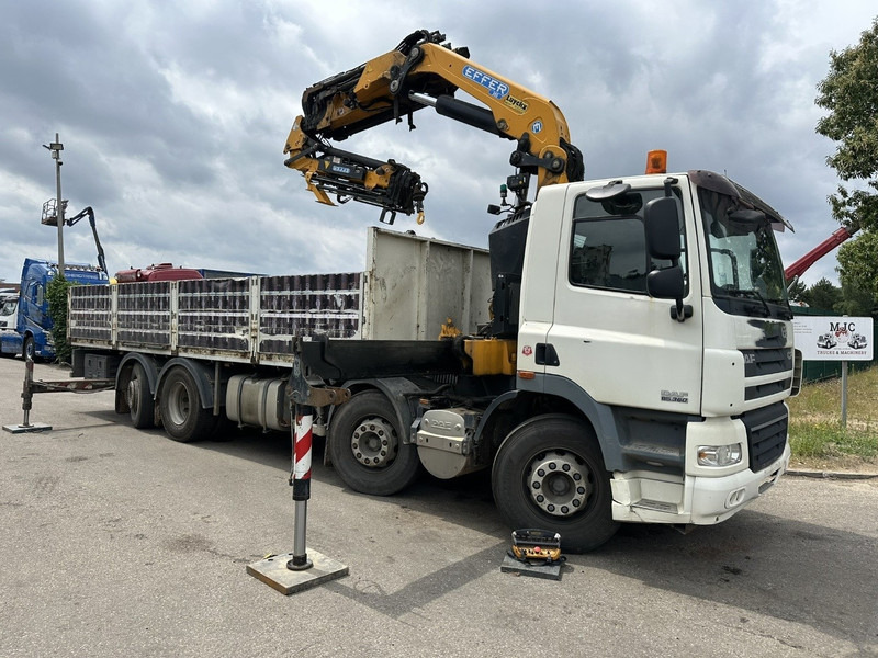 DAF CF 85.360 8x2 + CRANE (25m!) EFFER 305 6S + JIB 4S + ROTATOR - PLATORM 7m60 - LIFT + STEERING AXLE - EURO 5 - BE - Autokran: das Bild 2 DAF CF 85.360 8x2 + CRANE (25m!) EFFER 305 6S + JIB 4S + ROTATOR - PLATORM 7m60 - LIFT + STEERING AXLE - EURO 5 - BE - Autokran: das Bild 2