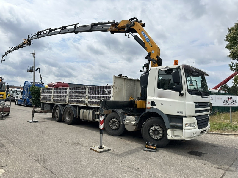 DAF CF 85.360 8x2 + CRANE (25m!) EFFER 305 6S + JIB 4S + ROTATOR - PLATORM 7m60 - LIFT + STEERING AXLE - EURO 5 - BE - Autokran: das Bild 1 DAF CF 85.360 8x2 + CRANE (25m!) EFFER 305 6S + JIB 4S + ROTATOR - PLATORM 7m60 - LIFT + STEERING AXLE - EURO 5 - BE - Autokran: das Bild 1