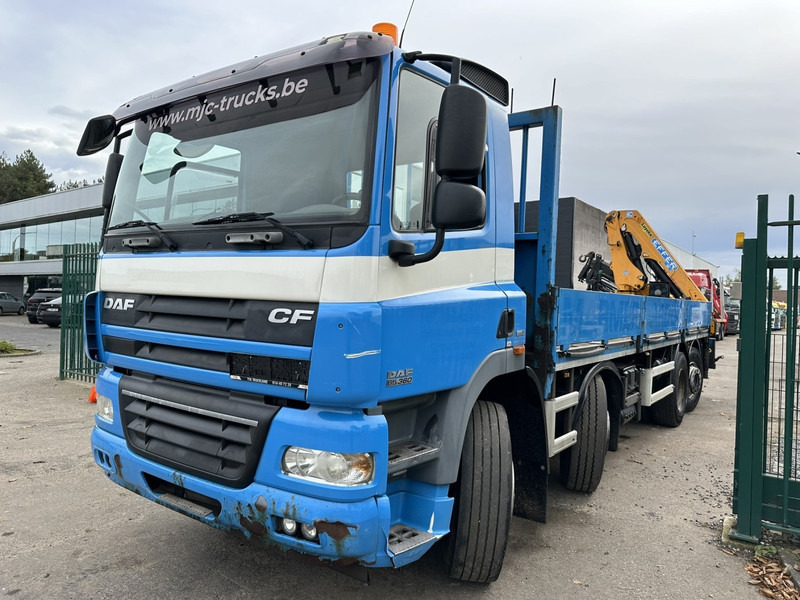 DAF CF 85.360 8x2 PLATFORM 7m35 + CRANE EFFER 165-3S + RADIO - MANUAL GEARBOX ZF - EURO 5 - BE TRUCK - Autokran: das Bild 4 DAF CF 85.360 8x2 PLATFORM 7m35 + CRANE EFFER 165-3S + RADIO - MANUAL GEARBOX ZF - EURO 5 - BE TRUCK - Autokran: das Bild 4