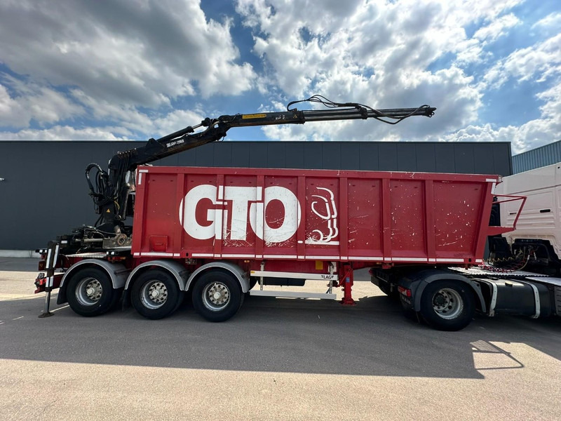 LAG 3-AXLES ALU BOX + CRANE JONSORED 1090 DT-CORTO + CABIN - 2x EXTENDABLE - 5/6 F - BELGIAN PAPERS - Pritschenauflieger/ Plattformauflieger: das Bild 3 LAG 3-AXLES ALU BOX + CRANE JONSORED 1090 DT-CORTO + CABIN - 2x EXTENDABLE - 5/6 F - BELGIAN PAPERS - Pritschenauflieger/ Plattformauflieger: das Bild 3