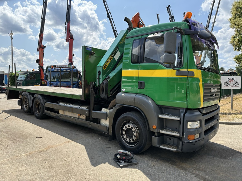 MAN TGA 26.360 6X2 BL + CRANE PALFINGER PK 18500 (4x) - LIFT + STEERING AXLE - PLATFORM 7m75 - MANUAL GEARBOX - Autokran: das Bild 2 MAN TGA 26.360 6X2 BL + CRANE PALFINGER PK 18500 (4x) - LIFT + STEERING AXLE - PLATFORM 7m75 - MANUAL GEARBOX - Autokran: das Bild 2