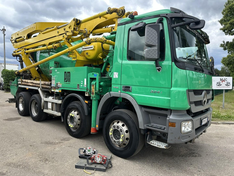 Mercedes-Benz ACTROS 3241 8x4 PUMI PM M 21-3 (21m) Putzmeister - *238.000km* / 1586H - EPS - BLADVERING / NAAFREDUCTIE - Fahrmischer: das Bild 1 Mercedes-Benz ACTROS 3241 8x4 PUMI PM M 21-3 (21m) Putzmeister - *238.000km* / 1586H - EPS - BLADVERING / NAAFREDUCTIE - Fahrmischer: das Bild 1