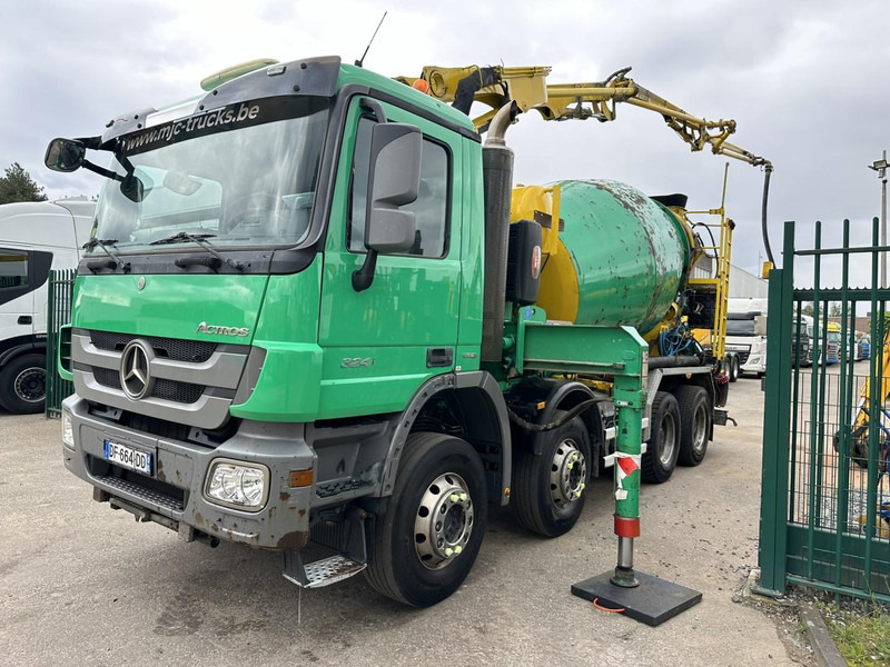 Mercedes-Benz ACTROS 3241 8x4 PUMI PM M 21-3 (21m) Putzmeister - *238.000km* / 1586H - EPS - BLADVERING / NAAFREDUCTIE - Fahrmischer: das Bild 4 Mercedes-Benz ACTROS 3241 8x4 PUMI PM M 21-3 (21m) Putzmeister - *238.000km* / 1586H - EPS - BLADVERING / NAAFREDUCTIE - Fahrmischer: das Bild 4