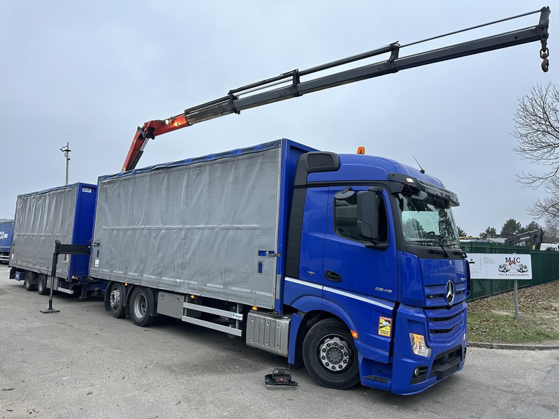 Mercedes-Benz Actros 2645 6x2 105m³ JUMBO + RETARDER + KRAN PALFINGER PK 19.001 SLD (4x) + RADIO - *FULL AIR* - FRIGO - EURO 6 - SAF AXLES - BELGIAN TRUCK - Koffer LKW, Autokran: das Bild 2 Mercedes-Benz Actros 2645 6x2 105m³ JUMBO + RETARDER + KRAN PALFINGER PK 19.001 SLD (4x) + RADIO - *FULL AIR* - FRIGO - EURO 6 - SAF AXLES - BELGIAN TRUCK - Koffer LKW, Autokran: das Bild 2
