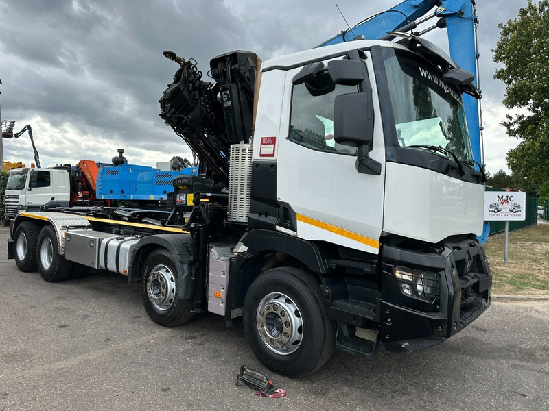Renault C460 8x4 + (19m!) KRAN HIAB 288 E-6 HIDUO - RADIO - 5/6 F - STEEL SPRING / HUB REDUCTION - BE TRUCK - Abrollkipper, Autokran: das Bild 2 Renault C460 8x4 + (19m!) KRAN HIAB 288 E-6 HIDUO - RADIO - 5/6 F - STEEL SPRING / HUB REDUCTION - BE TRUCK - Abrollkipper, Autokran: das Bild 2