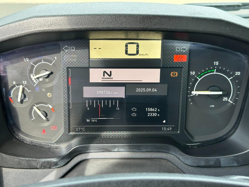 Abrollkipper, Autokran Renault C460 8x4 + (19m!) KRAN HIAB 288 E-6 HIDUO - RADIO - 5/6 F - STEEL SPRING / HUB REDUCTION - BE TRUCK: das Bild 12