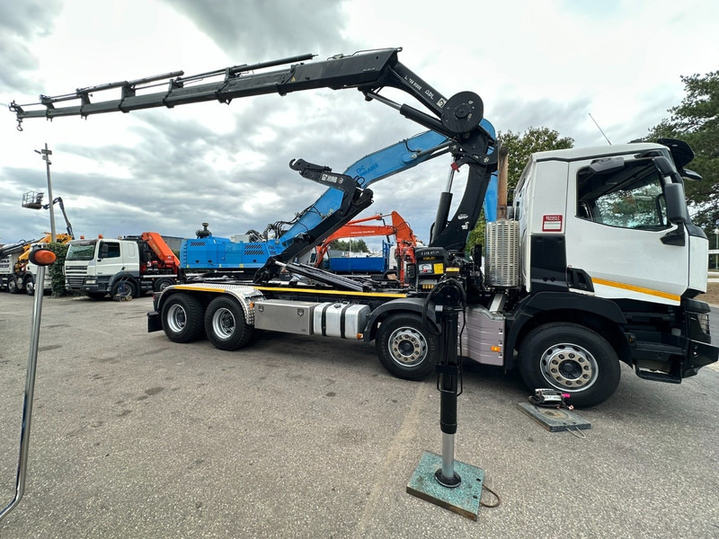 Renault C460 8x4 + (19m!) KRAN HIAB 288 E-6 HIDUO - RADIO - 5/6 F - STEEL SPRING / HUB REDUCTION - BE TRUCK - Abrollkipper, Autokran: das Bild 4 Renault C460 8x4 + (19m!) KRAN HIAB 288 E-6 HIDUO - RADIO - 5/6 F - STEEL SPRING / HUB REDUCTION - BE TRUCK - Abrollkipper, Autokran: das Bild 4
