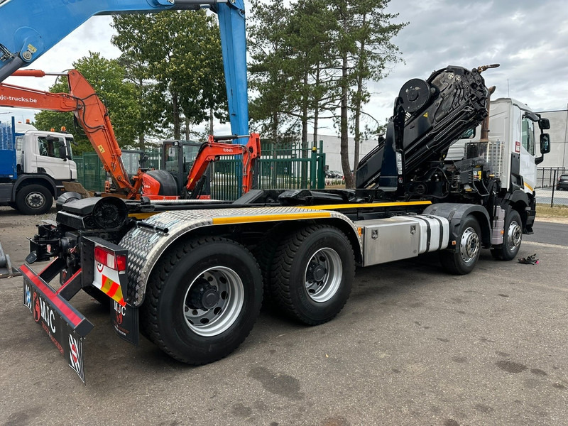 Renault C460 8x4 + (19m!) KRAN HIAB 288 E-6 HIDUO - RADIO - 5/6 F - STEEL SPRING / HUB REDUCTION - BE TRUCK - Abrollkipper, Autokran: das Bild 5 Renault C460 8x4 + (19m!) KRAN HIAB 288 E-6 HIDUO - RADIO - 5/6 F - STEEL SPRING / HUB REDUCTION - BE TRUCK - Abrollkipper, Autokran: das Bild 5