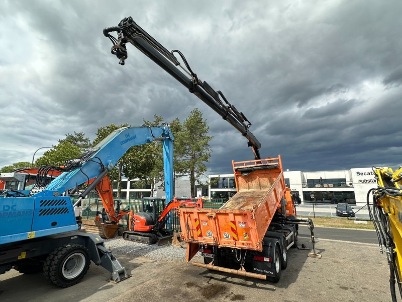 Renault KERAX 380 DXI 6x4 TIPPER + CRANE HIAB 144 B-3 - RADIO - *246.000km* - RETARDER - BORDMATIC - EURO 5 - Kipper, Autokran: das Bild 5 Renault KERAX 380 DXI 6x4 TIPPER + CRANE HIAB 144 B-3 - RADIO - *246.000km* - RETARDER - BORDMATIC - EURO 5 - Kipper, Autokran: das Bild 5
