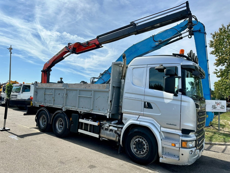 Scania R520 6x4 TRACTOR + TIPPER + CRANE PALFINGER PK 15002 A - RETARDER - *FULL AIR* - EUR 6 - BE TRUCK - Sattelzugmaschine: das Bild 5 Scania R520 6x4 TRACTOR + TIPPER + CRANE PALFINGER PK 15002 A - RETARDER - *FULL AIR* - EUR 6 - BE TRUCK - Sattelzugmaschine: das Bild 5