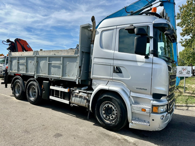 Scania R520 6x4 TRACTOR + TIPPER + CRANE PALFINGER PK 15002 A - RETARDER - *FULL AIR* - EUR 6 - BE TRUCK - Sattelzugmaschine: das Bild 4 Scania R520 6x4 TRACTOR + TIPPER + CRANE PALFINGER PK 15002 A - RETARDER - *FULL AIR* - EUR 6 - BE TRUCK - Sattelzugmaschine: das Bild 4