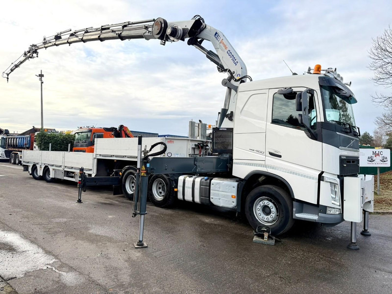Volvo FH 460 6X4 + CRANE COPMA 530.7 + FlY-JIB 3 + A&C NOYENS LOWLOADER - 2x HYDR STEERING AXLES - Sattelzugmaschine: das Bild 1 Volvo FH 460 6X4 + CRANE COPMA 530.7 + FlY-JIB 3 + A&C NOYENS LOWLOADER - 2x HYDR STEERING AXLES - Sattelzugmaschine: das Bild 1