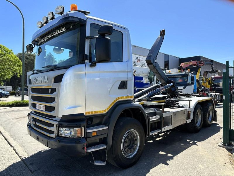 Scania G450 6x4 HOOKLIFT AJK 20T - 5760mm - 3m90 WB - HUB REDUCTION / STEEL SUSP. - EURO 6 - BE TRUCK - Abrollkipper: das Bild 3 Scania G450 6x4 HOOKLIFT AJK 20T - 5760mm - 3m90 WB - HUB REDUCTION / STEEL SUSP. - EURO 6 - BE TRUCK - Abrollkipper: das Bild 3