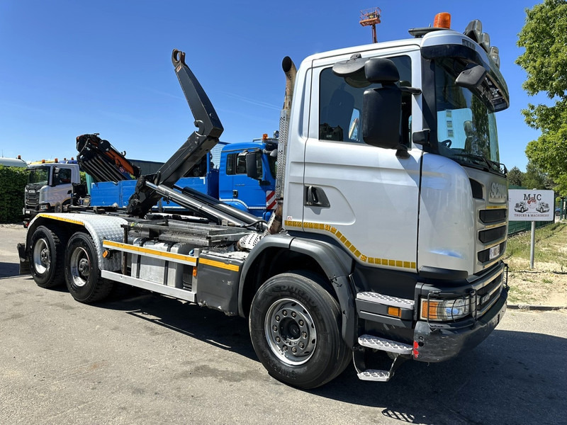 Scania G450 6x4 HOOKLIFT AJK 20T - 5760mm - 3m90 WB - HUB REDUCTION / STEEL SUSP. - EURO 6 - BE TRUCK - Abrollkipper: das Bild 1 Scania G450 6x4 HOOKLIFT AJK 20T - 5760mm - 3m90 WB - HUB REDUCTION / STEEL SUSP. - EURO 6 - BE TRUCK - Abrollkipper: das Bild 1