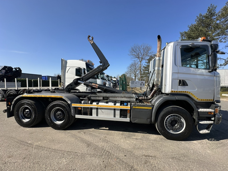 Scania G450 6x4 HOOKLIFT / HAAKSYSTEEM AJK 20T - 5760mm - 3m90 WB - HUB REDUCTION / STEEL SUSPENSION - EURO 6 - BE TRUCK - Abrollkipper: das Bild 4 Scania G450 6x4 HOOKLIFT / HAAKSYSTEEM AJK 20T - 5760mm - 3m90 WB - HUB REDUCTION / STEEL SUSPENSION - EURO 6 - BE TRUCK - Abrollkipper: das Bild 4