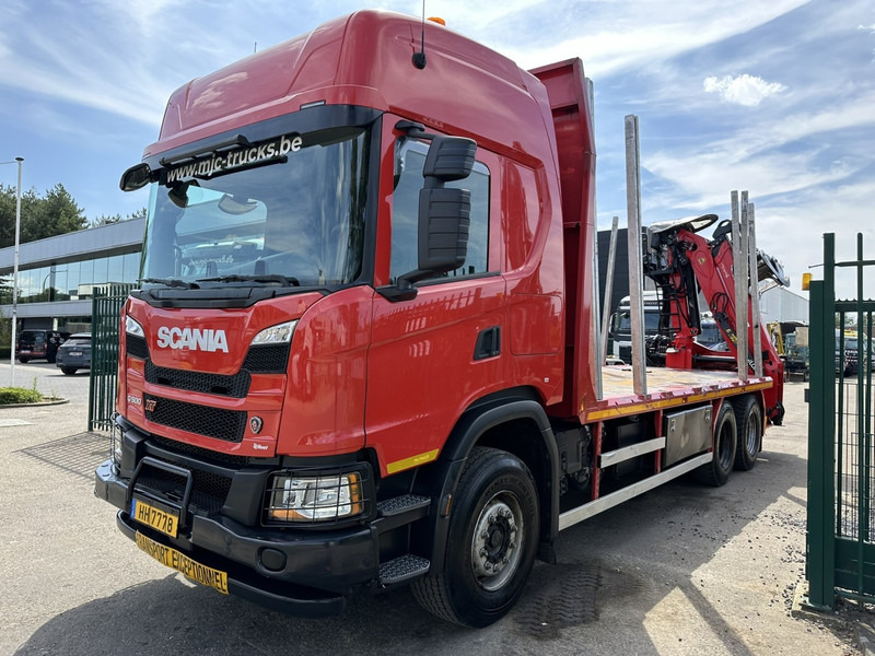 Scania G500 XT 6x4 WOOD / TIMBER / HOLZ CRANE PALFINGER EPSILON Q150Z + RETARDER - FULL AIR SUSP. - BE TRUCK - Autokran: das Bild 3 Scania G500 XT 6x4 WOOD / TIMBER / HOLZ CRANE PALFINGER EPSILON Q150Z + RETARDER - FULL AIR SUSP. - BE TRUCK - Autokran: das Bild 3