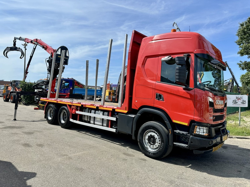 Scania G500 XT 6x4 WOOD / TIMBER / HOLZ CRANE PALFINGER EPSILON Q150Z + RETARDER - FULL AIR SUSP. - BE TRUCK - Autokran: das Bild 1 Scania G500 XT 6x4 WOOD / TIMBER / HOLZ CRANE PALFINGER EPSILON Q150Z + RETARDER - FULL AIR SUSP. - BE TRUCK - Autokran: das Bild 1