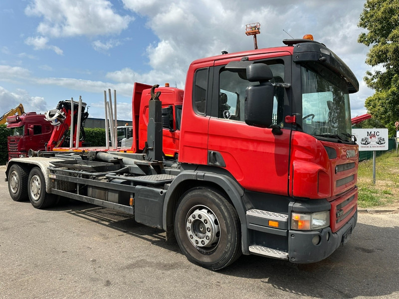 Scania P380 6x4 HOOKLIFT HIAB 25T - 6100mm - A/C - CAMERA - AIR SUSPENSION - Abrollkipper: das Bild 1 Scania P380 6x4 HOOKLIFT HIAB 25T - 6100mm - A/C - CAMERA - AIR SUSPENSION - Abrollkipper: das Bild 1