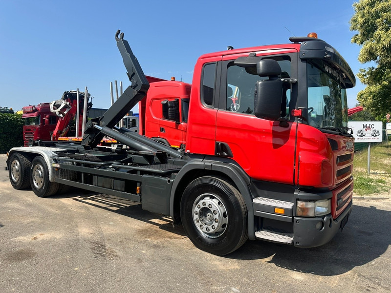 Scania P380 6x4 HOOKLIFT HIAB 25T - 6100mm - A/C - CAMERA - E4 - AIR SUSPENSION - BE TRUCK - Abrollkipper: das Bild 1 Scania P380 6x4 HOOKLIFT HIAB 25T - 6100mm - A/C - CAMERA - E4 - AIR SUSPENSION - BE TRUCK - Abrollkipper: das Bild 1