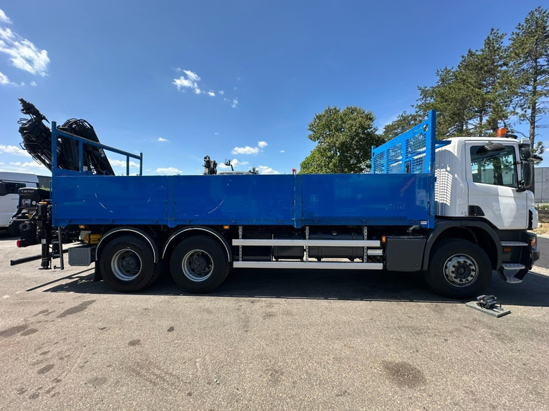 Scania P410 6x4 PRITSCHE + KRAN HIAB 166 ES-4 - RETARDER - ROTATOR - PLATFORM 6m80 - BIG AXLES HUB REDUCTION - STEEL SPRING - Pritsche LKW, Autokran: das Bild 5 Scania P410 6x4 PRITSCHE + KRAN HIAB 166 ES-4 - RETARDER - ROTATOR - PLATFORM 6m80 - BIG AXLES HUB REDUCTION - STEEL SPRING - Pritsche LKW, Autokran: das Bild 5