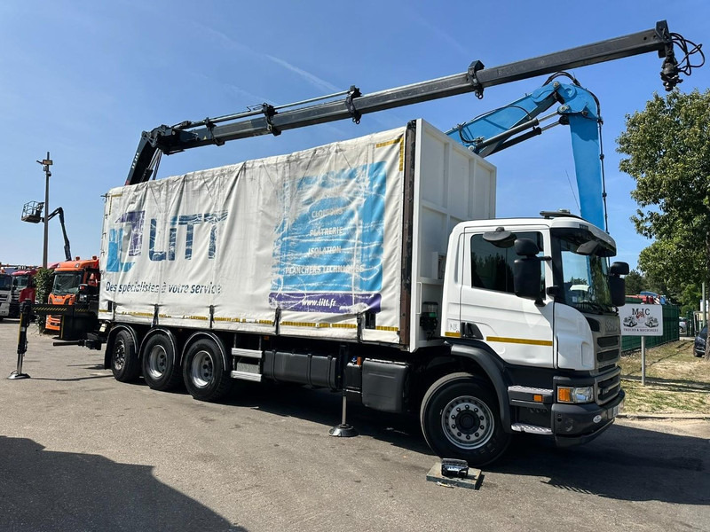 Scania P410 8x4 TRIDEM PRITSCHE PLANE + KRAN HIAB 244 EP-4 HIDUO - RETARDER - LIFT + STEERING AXLE - *327.000km* - RADIO - Plane LKW, Autokran: das Bild 2 Scania P410 8x4 TRIDEM PRITSCHE PLANE + KRAN HIAB 244 EP-4 HIDUO - RETARDER - LIFT + STEERING AXLE - *327.000km* - RADIO - Plane LKW, Autokran: das Bild 2