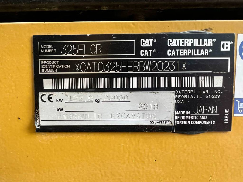 Kettenbagger Cat 325F LCR: das Bild 7