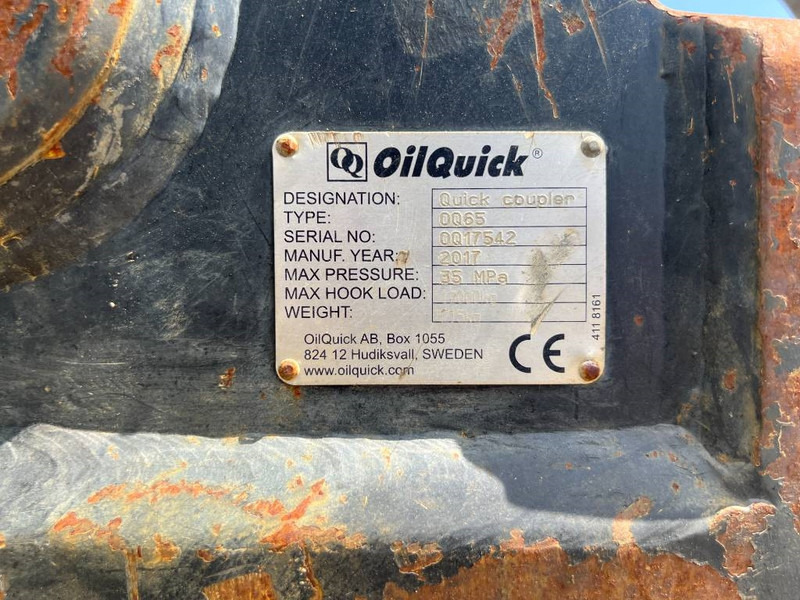 Schnellwechsler für Baumaschine OilQuick OQ65 - M314F / M316F / M318F: das Bild 17 Schnellwechsler für Baumaschine OilQuick OQ65 - M314F / M316F / M318F: das Bild 17