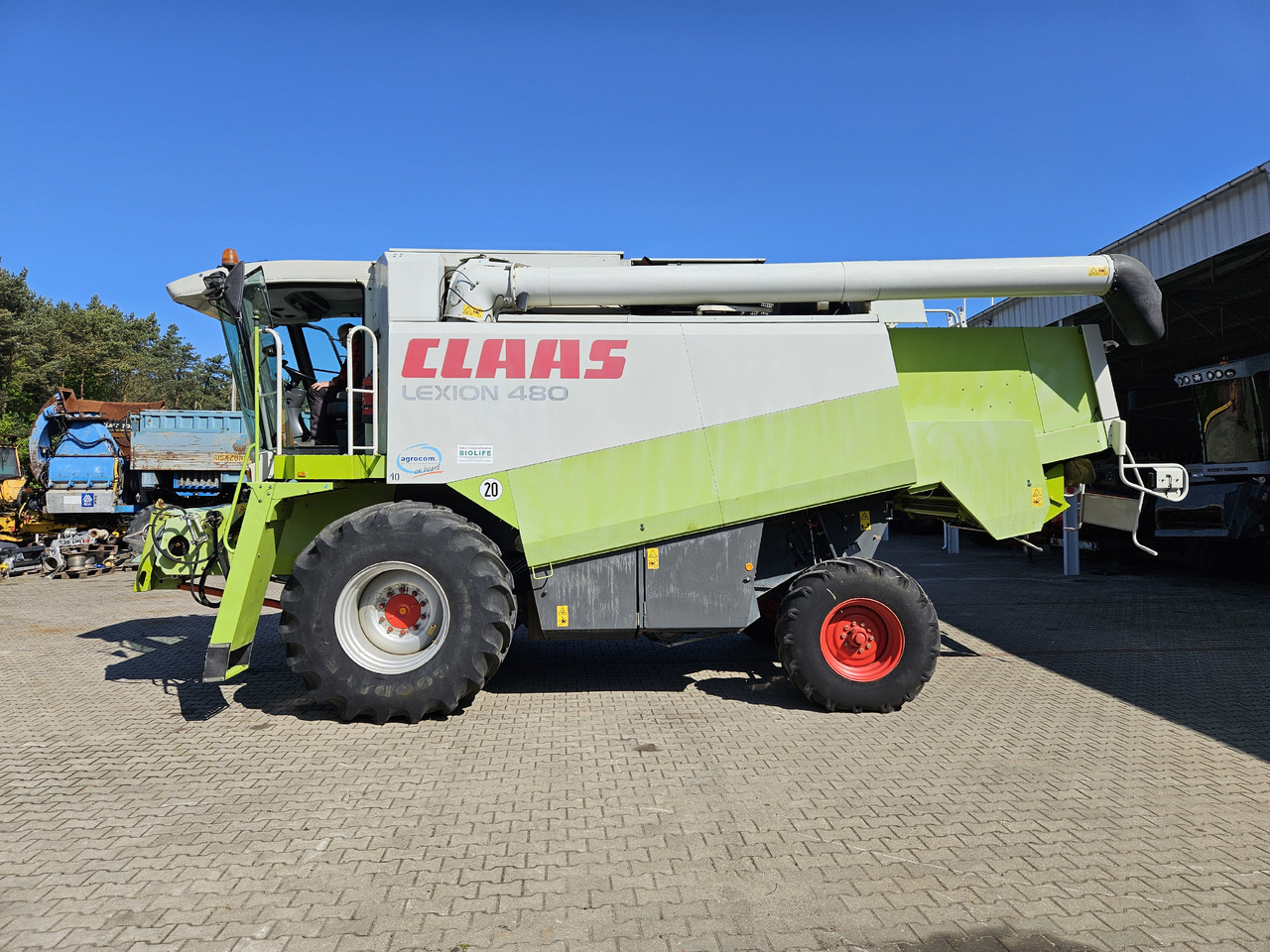 Mähdrescher Claas Lexion 480: das Bild 1