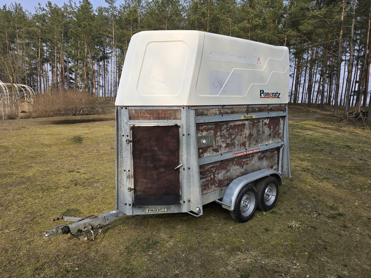 PONGRATZ PA 310 T - Tiertransporter Anhänger: das Bild 1 PONGRATZ PA 310 T - Tiertransporter Anhänger: das Bild 1