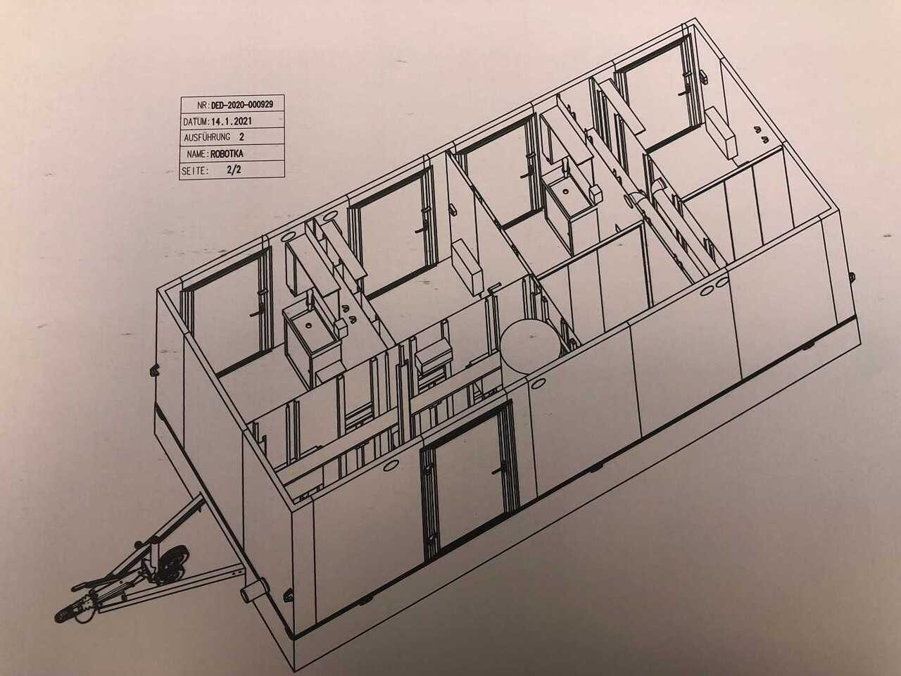 ROSEMEIER VE Dusch+WC Kombi Toilettenanhänger - Wohncontainer, Anhänger: das Bild 3 ROSEMEIER VE Dusch+WC Kombi Toilettenanhänger - Wohncontainer, Anhänger: das Bild 3