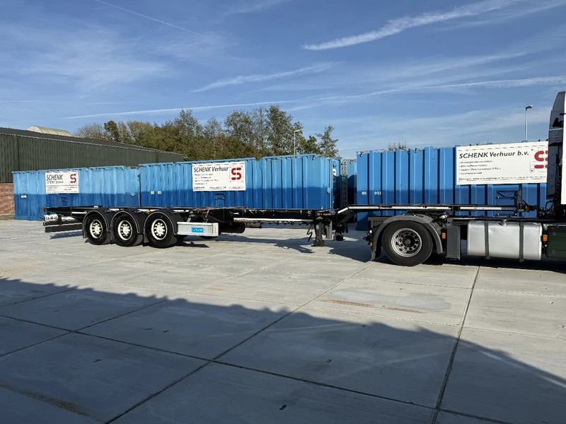 D-Tec Flexitrailer 3x Extandable / For all sizes container/tyres all 80%/Holland Trailer - Container/ Wechselfahrgestell Auflieger: das Bild 1 D-Tec Flexitrailer 3x Extandable / For all sizes container/tyres all 80%/Holland Trailer - Container/ Wechselfahrgestell Auflieger: das Bild 1