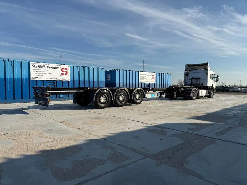 D-Tec Flexitrailer 3x Extandable / For all sizes container/tyres all 80%/Holland Trailer - Container/ Wechselfahrgestell Auflieger: das Bild 4 D-Tec Flexitrailer 3x Extandable / For all sizes container/tyres all 80%/Holland Trailer - Container/ Wechselfahrgestell Auflieger: das Bild 4