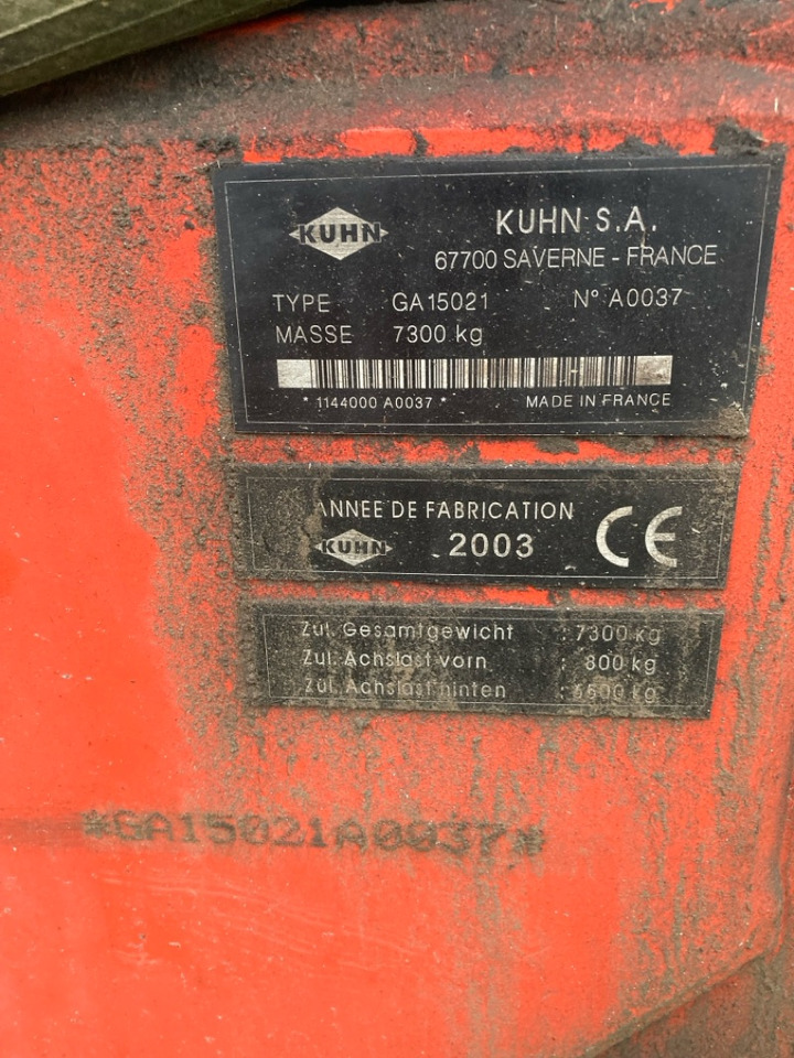 Heuwender/ Wenderechen Kuhn GA 15021: das Bild 8