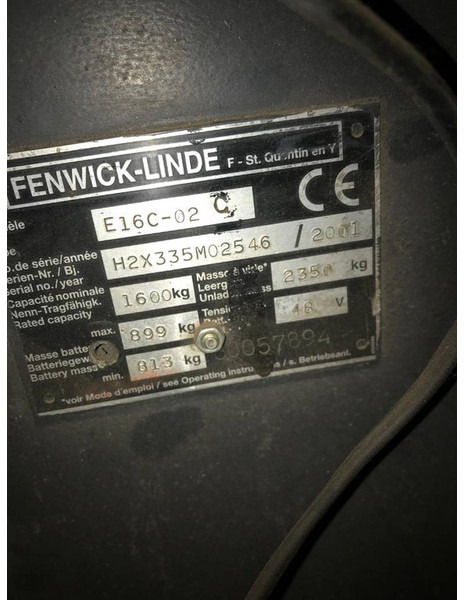 Linde E 16 C-02 - Elektrostapler: das Bild 2 Linde E 16 C-02 - Elektrostapler: das Bild 2