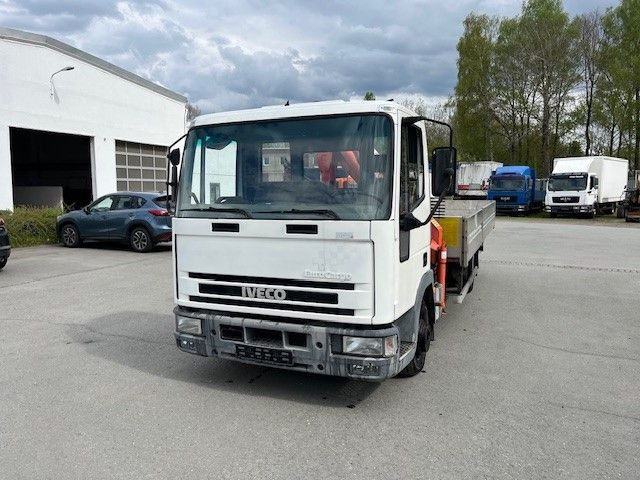 Pritsche Transporter Iveco ML 75 E Pritsche mit Atlas Ladekran 60.1: das Bild 13