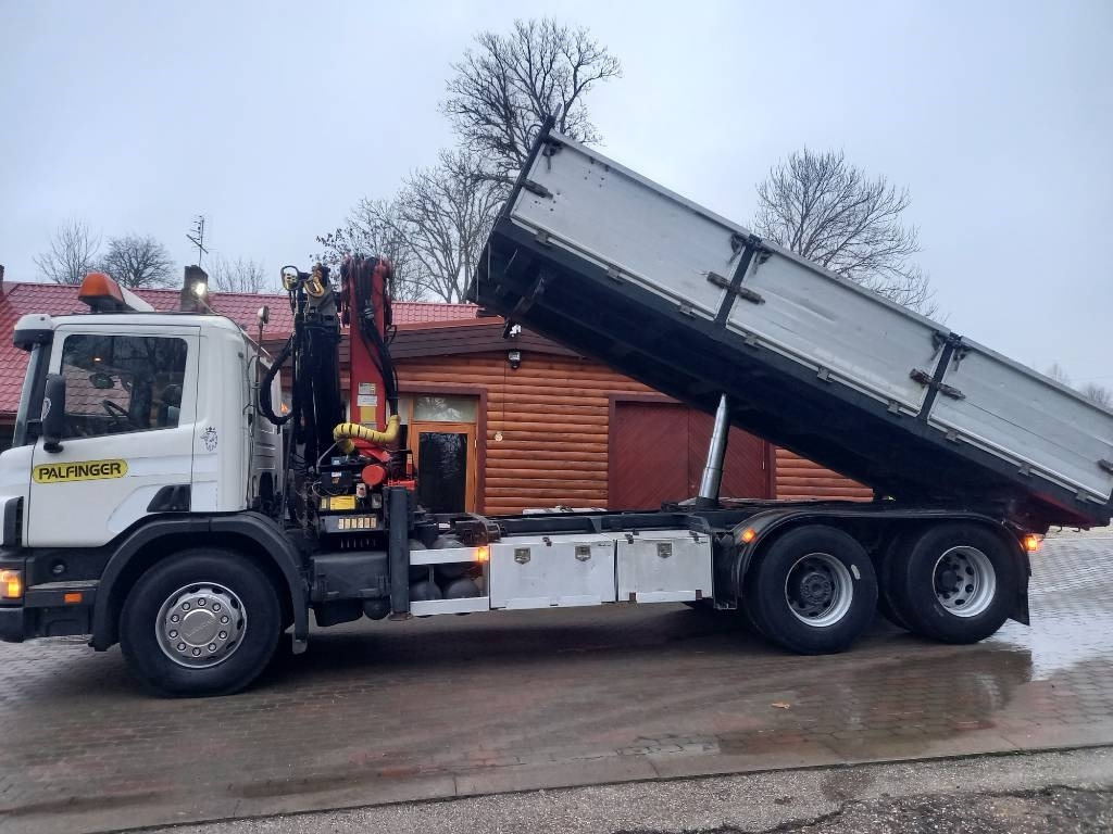 Scania P 124 GB, 400, 6x2x4 DRIVE ROLLERS, TIPPER-CRANE - Kipper: das Bild 3 Scania P 124 GB, 400, 6x2x4 DRIVE ROLLERS, TIPPER-CRANE - Kipper: das Bild 3