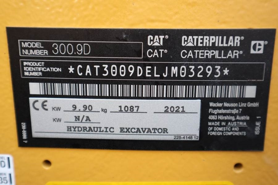 Minibagger CAT 300.9D Valid inspection, *Guarantee! Hydr Quickcou: das Bild 6