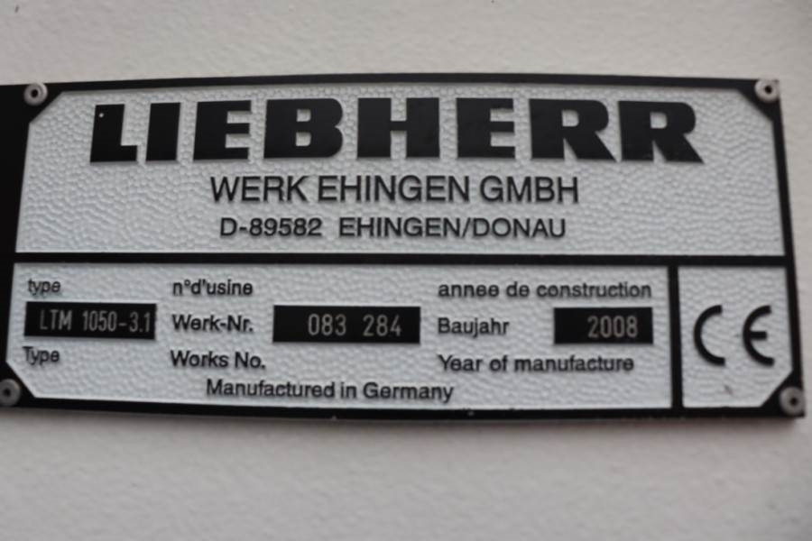 All-Terrain Kran Liebherr LTM1050-3.1 6x4 Drive And 6-Wheel Steering, 50t Ca: das Bild 20