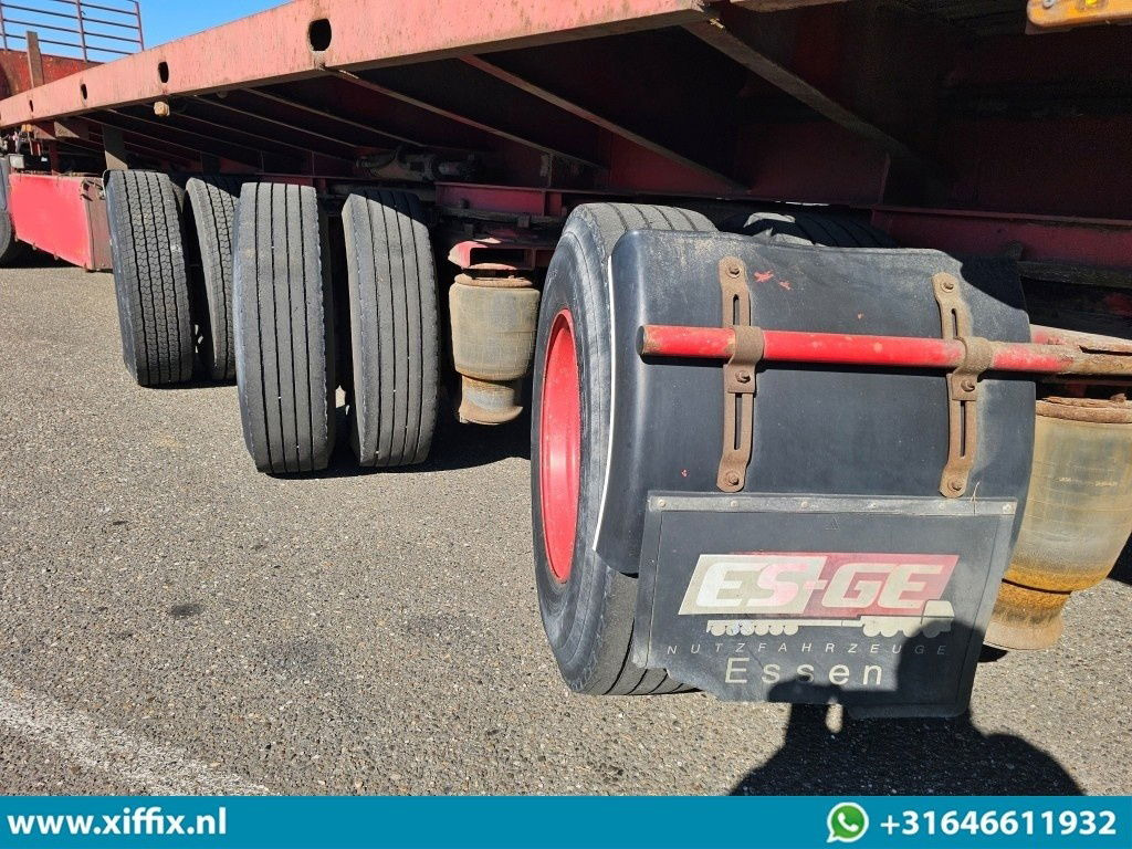 ES-GE 3-ass. Vlakke dubbel 2x uitschuifbare oplegger / 3x gestuurd - Pritschenauflieger/ Plattformauflieger: das Bild 5 ES-GE 3-ass. Vlakke dubbel 2x uitschuifbare oplegger / 3x gestuurd - Pritschenauflieger/ Plattformauflieger: das Bild 5