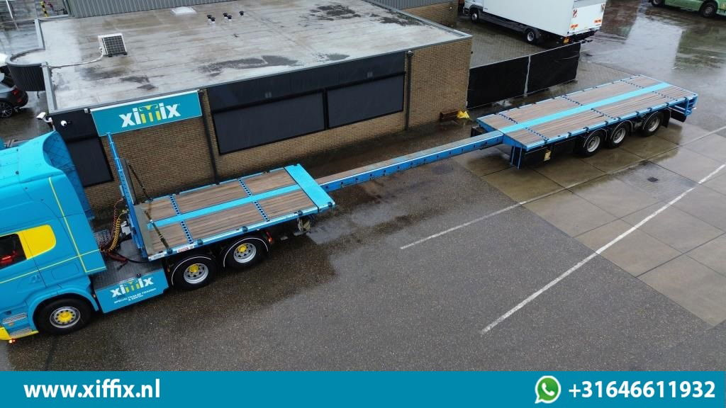 ES-GE 3-ass. Vlakke uitschuifbare oplegger / Naloop gestuurd - Pritschenauflieger/ Plattformauflieger: das Bild 1 ES-GE 3-ass. Vlakke uitschuifbare oplegger / Naloop gestuurd - Pritschenauflieger/ Plattformauflieger: das Bild 1