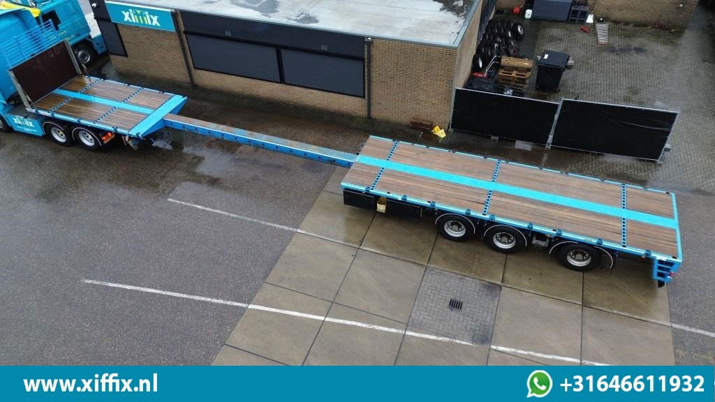 ES-GE 3-ass. Vlakke uitschuifbare oplegger / Naloop gestuurd - Pritschenauflieger/ Plattformauflieger: das Bild 2 ES-GE 3-ass. Vlakke uitschuifbare oplegger / Naloop gestuurd - Pritschenauflieger/ Plattformauflieger: das Bild 2