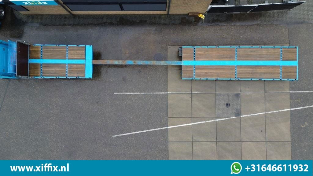 ES-GE 3-ass. Vlakke uitschuifbare oplegger / Naloop gestuurd - Pritschenauflieger/ Plattformauflieger: das Bild 3 ES-GE 3-ass. Vlakke uitschuifbare oplegger / Naloop gestuurd - Pritschenauflieger/ Plattformauflieger: das Bild 3