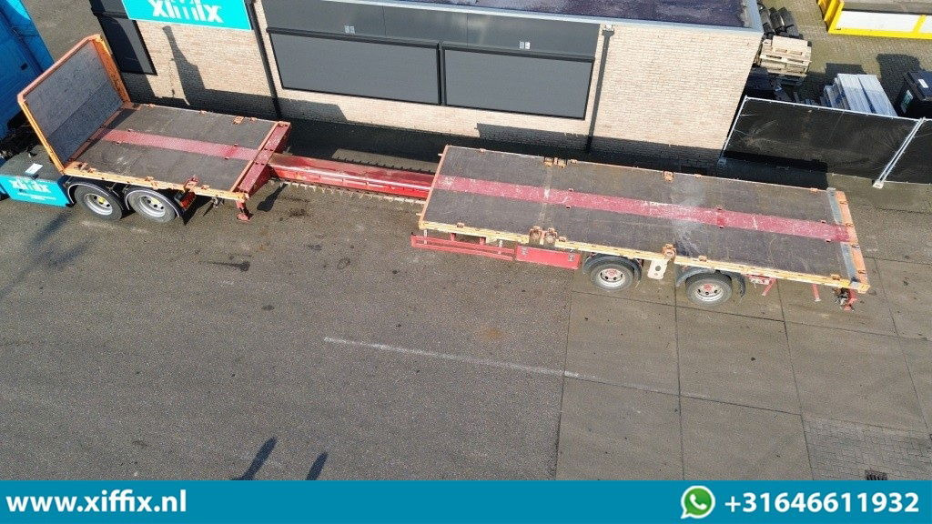 Fellechner 2-ass. Vlakke uitschuifbare Mega oplegger / Naloop gestuurd - Pritschenauflieger/ Plattformauflieger: das Bild 2 Fellechner 2-ass. Vlakke uitschuifbare Mega oplegger / Naloop gestuurd - Pritschenauflieger/ Plattformauflieger: das Bild 2