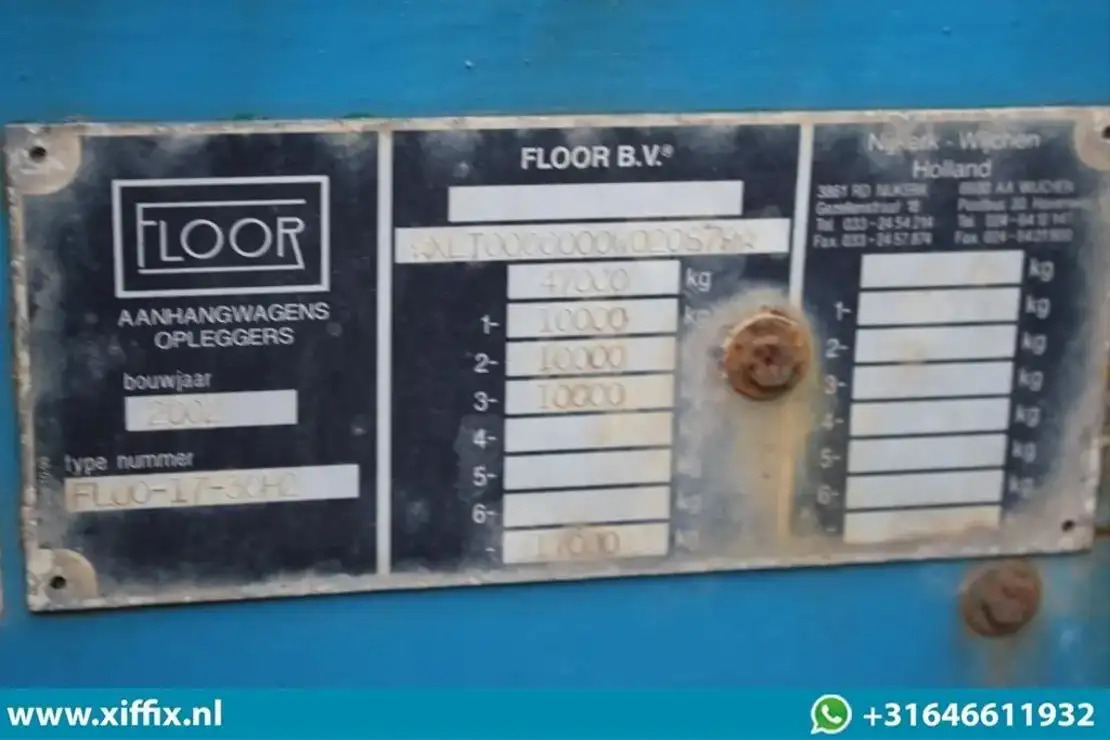 Pritschenauflieger/ Plattformauflieger Floor 3-ass. Vlakke uitschuifbare oplegger / 2x gestuurd / 13907: das Bild 11