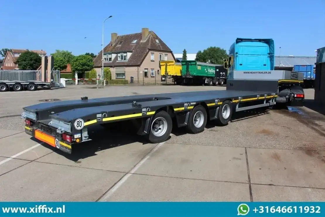 Goldhofer TE Huur 3-ass. Uitschuifbare semi dieplader / Naloop gestuurd - Tieflader Auflieger: das Bild 3 Goldhofer TE Huur 3-ass. Uitschuifbare semi dieplader / Naloop gestuurd - Tieflader Auflieger: das Bild 3