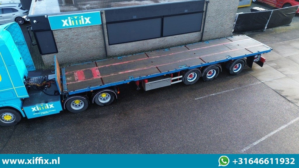 Groenewegen 3-ass. Vlakke oplegger / 1x gestuurd - Pritschenauflieger/ Plattformauflieger: das Bild 1 Groenewegen 3-ass. Vlakke oplegger / 1x gestuurd - Pritschenauflieger/ Plattformauflieger: das Bild 1