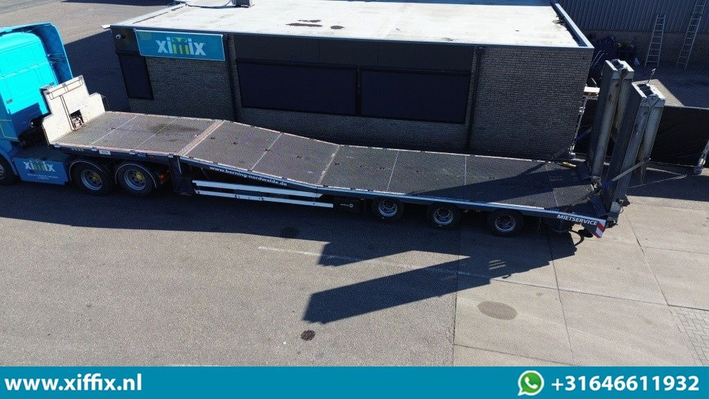Meusburger 3-ass. Semi dieplader met dubbele hydr. Kleppen en hydr. Verstelbare - Tieflader Auflieger: das Bild 2 Meusburger 3-ass. Semi dieplader met dubbele hydr. Kleppen en hydr. Verstelbare - Tieflader Auflieger: das Bild 2