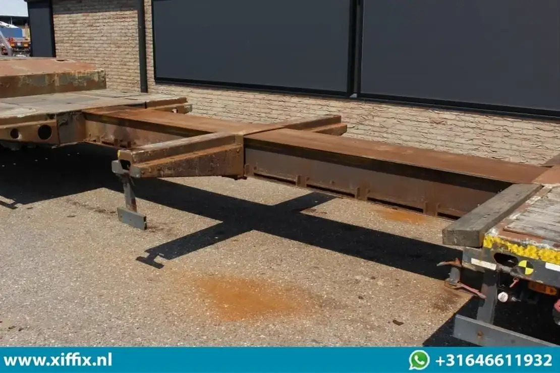 Meusburger 3-ass. Uitschuifbare semi dieplader met Alu. kleppen / Naloop gestuur - Tieflader Auflieger: das Bild 5 Meusburger 3-ass. Uitschuifbare semi dieplader met Alu. kleppen / Naloop gestuur - Tieflader Auflieger: das Bild 5